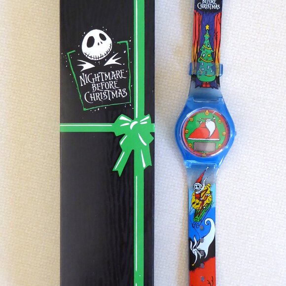 NEW 1994 DISNEY NIGHTMARE BEFORE CHRISTMAS COMPLETE DIGITAL WATCH SET OF 4 - Picture 10 of 14